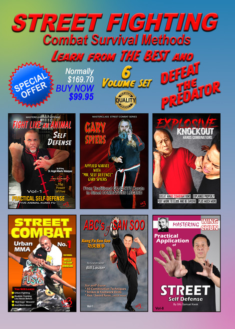 STREET FIGHTING Special (6 Volume Set)  Combat Survival Methods