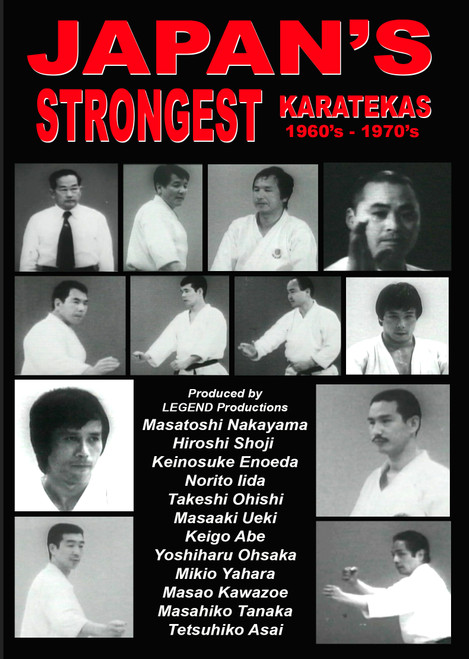 JAPAN'S STRONGEST KARATEKAS (60's & 70'S) dvd
