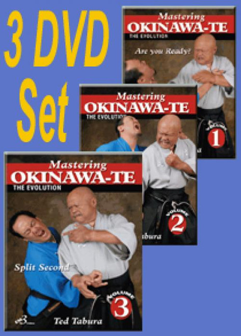 OKINAWA-TE By Ted Tabura (All 3 DVD's Vol-1,2 & 3)