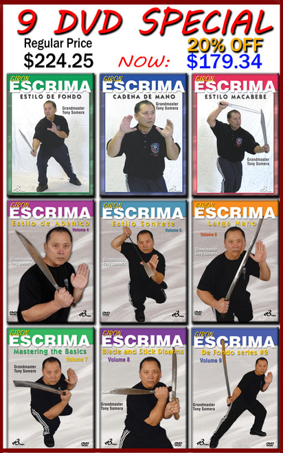 GIRON ESCRIMA (Vol-1-9) 9 DVD Set