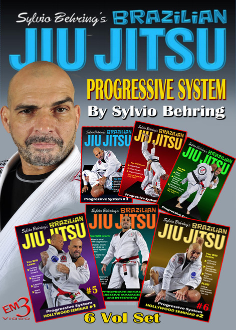 Sylvio Behring Brazilian Jiu Jitsu Progressive System  6 DVD Volume Set