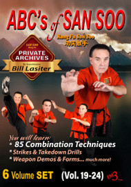 ABC'S of SAN SOO Kung Fu - Vol-19, 20, 21, 22, 23 & 24 - (6 Vol Set) by GM Bill Lasiter