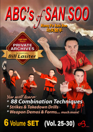 ABC'S of SAN SOO Kung Fu - Vol-25, 26, 27, 28, 29 &30 - (6 Vol Set) by GM Bill Lasiter