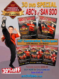 SAN SOO Kung Fu  (30 DVD Box Set - PRIVATE ARCHIVES - Special) By GM Bill Lasiter