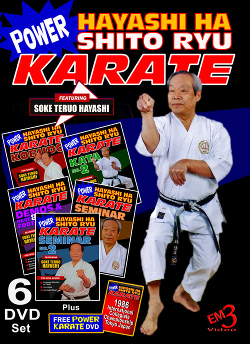 Power Karate Hayashi Ha Shito Ryu Kobudo - 6 DVD Set + Free DVD