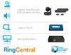 RingCentral Rooms Solution with Logitech Rally Plus with Dell OptiPlex Perfect for Any Conference Room