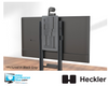 Heckler H708 Device Panel XL for Heckler AV Cart - Black Grey