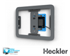 Heckler H654 Wall Mount MX for iPad 10.2-inch with Redpark Gigabit + PoE Adapter (Black Grey)