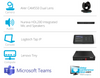Microsoft Teams Rooms Solution with AVer CAM550 and Nureva HDL200 - Small Room