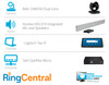 RingCentral Rooms Solution with AVer CAM550 and Nureva HDL310 (White) Medium Room