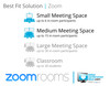 Zoom Rooms Solution with AVer CAM570 and Nureva HDL200 (Black) Large Room