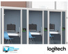 Logitech Logi Dock Focus Room Solution for Phone Booths, Shared Spaces, Home Office or Desktop