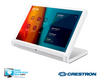 Crestron TSS-1070-W-S is a 10.1" WUXGA touchscreen room scheduling panel with PoE, Wi-Fi, and native Microsoft Teams and Zoom Rooms integration.