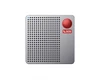 Verkada TS12-N-RB Square Audio Intercom with red button designed for 911 and emergency assistance