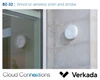 Verkada BZ32 Siren Strobe is an outdoor-rated alarm signaling device designed to help deter intruders