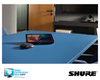 Shure MXA320W Table Array Microphone features Steerable Coverage technology