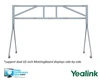 Yealink Accessory | Dual Screen floor stand for MeetingBoard 65 (MB-FLOORSTAND-D652)