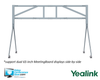 Yealink Accessory | Dual Screen floor stand for MeetingBoard 65 (MB-FLOORSTAND-D652)