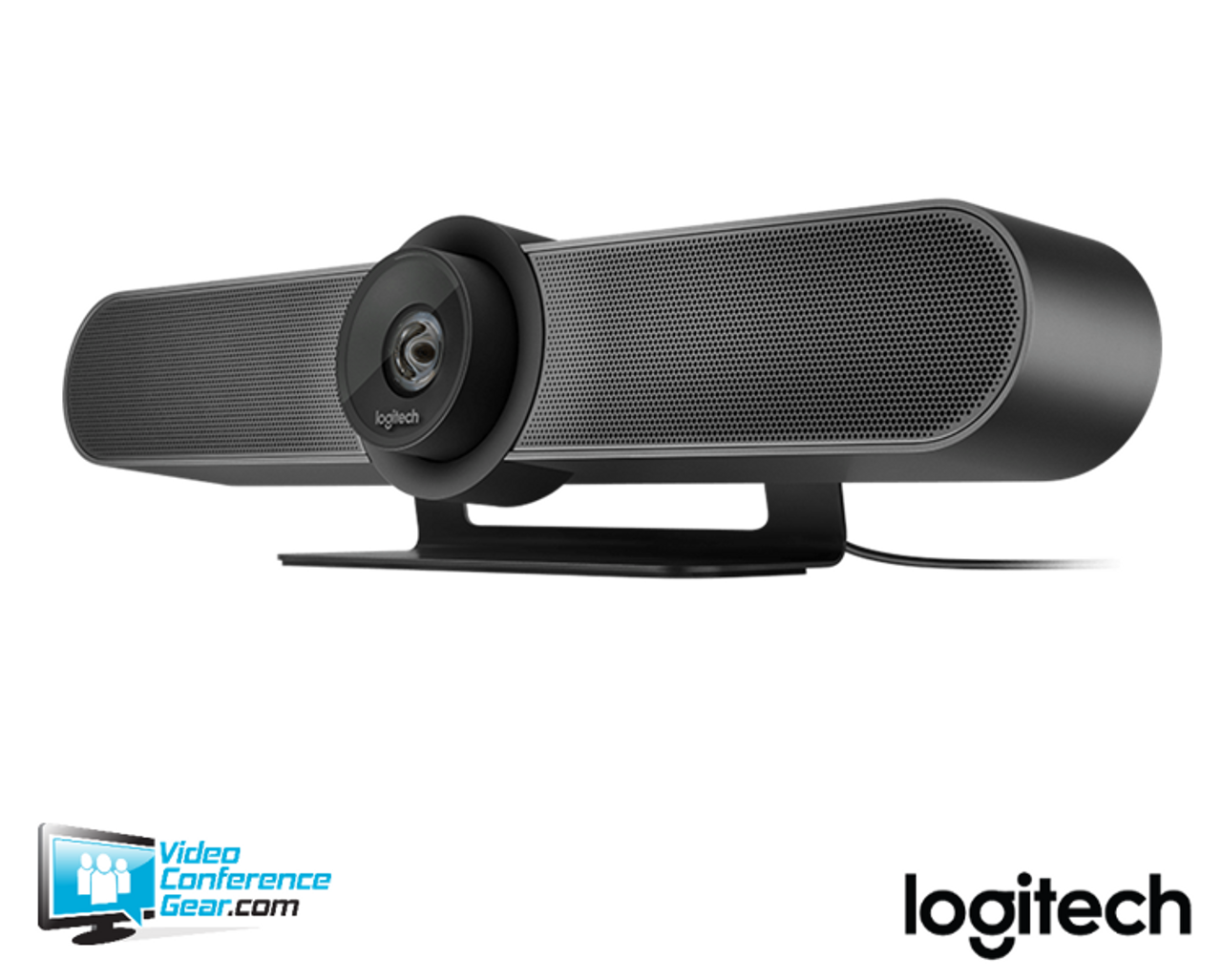 Logitech MeetUp 4K UHD Video Soundbar Integrated Camera and Audio Perfect for Your Huddle Rooms (960-001101)