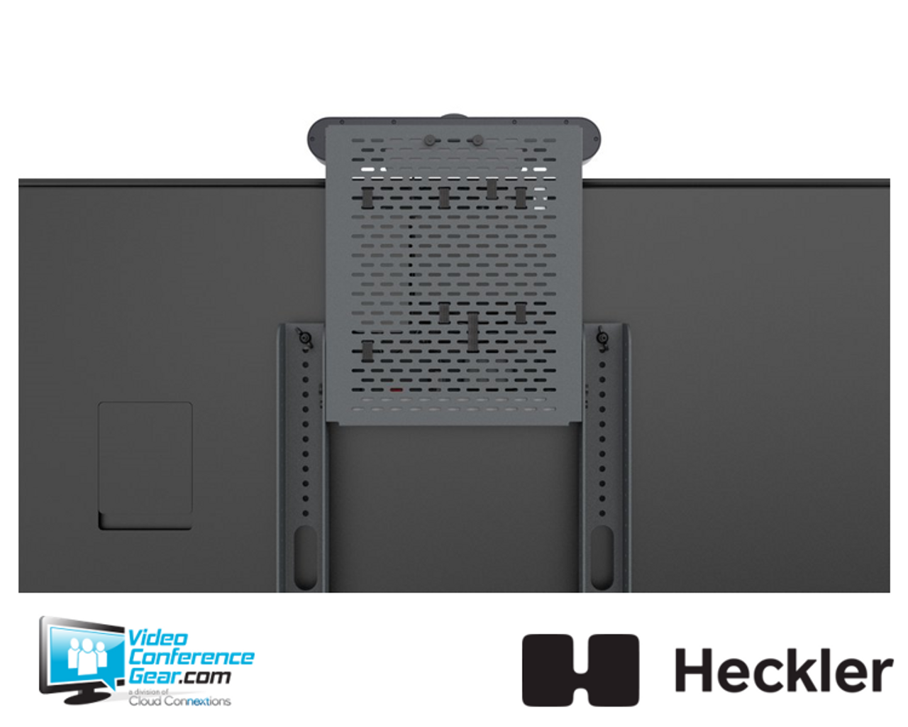 Heckler H702 Device Panel for Heckler AV Cart - Black Grey