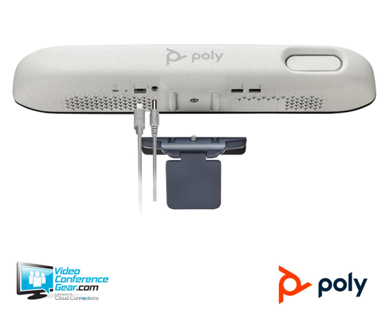 Poly Studio P15 | Video Conferencing All-in-One | 4K UltraHD | Video  Soundbar | Home Office | 2200-69370-001 | Webcams