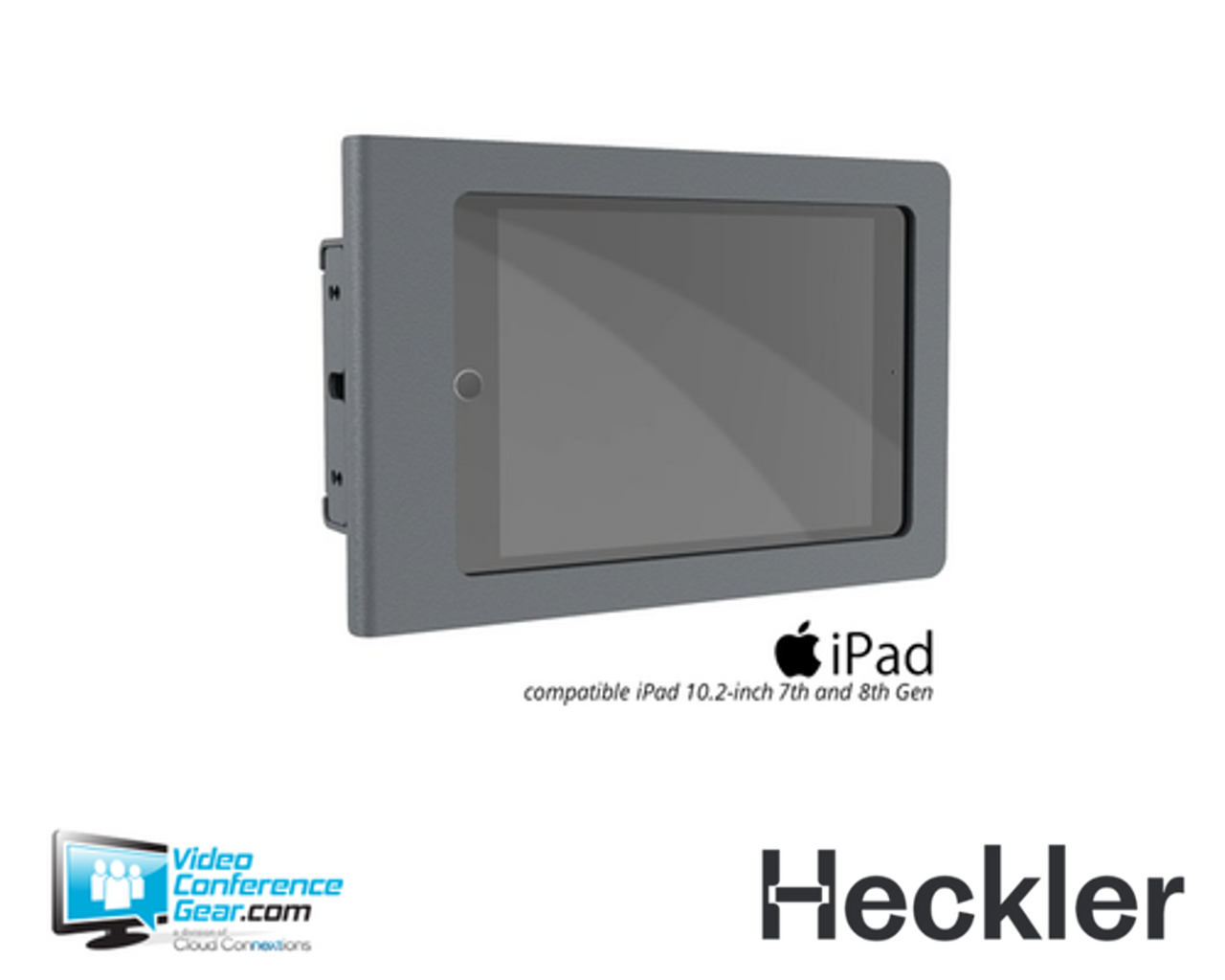 Heckler H604-BG Conference Room Signage Side Mount for iPad 10.2-inch 7th and 8th Generation