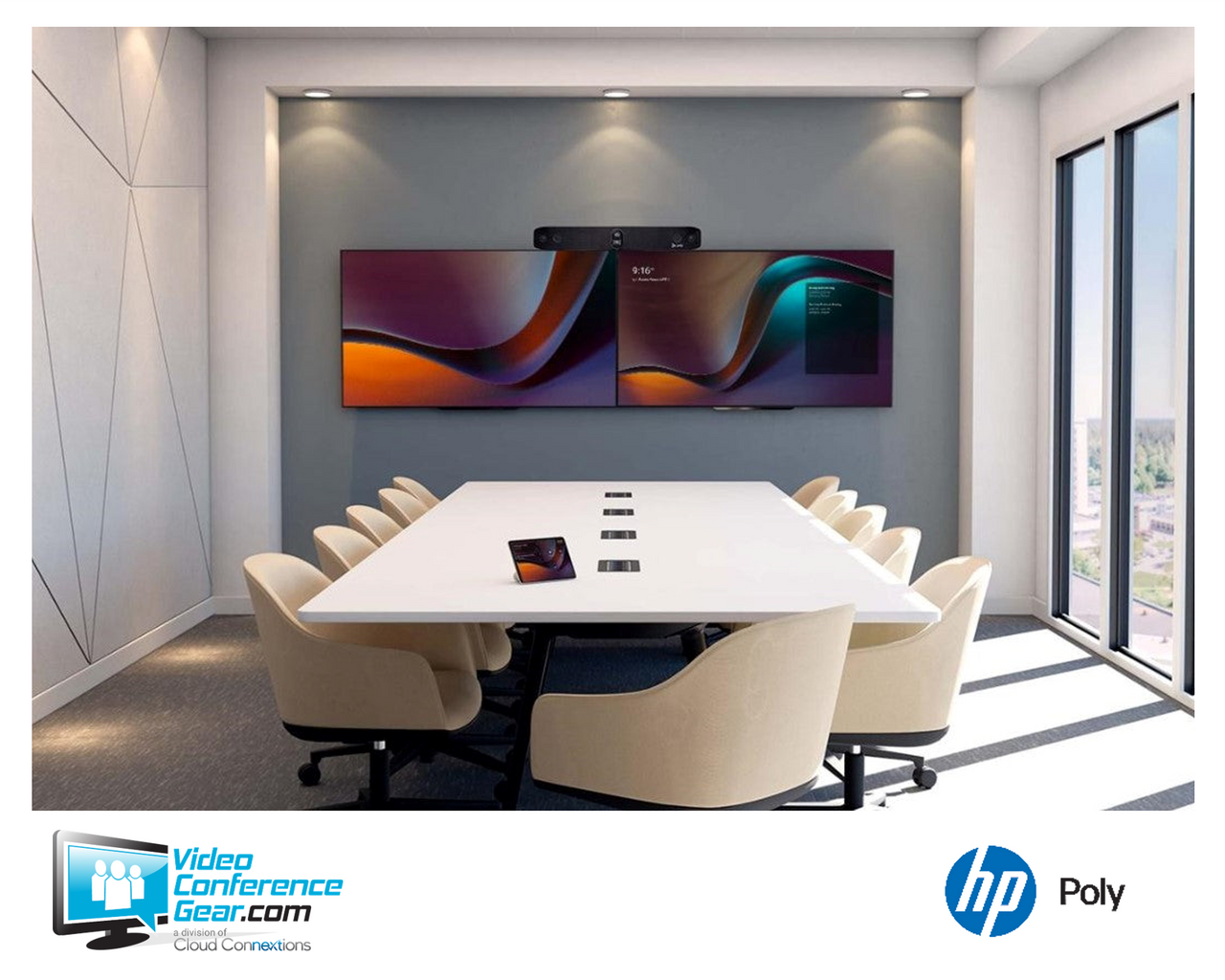 HP Poly Studio X30 All-In-One 4K Video Bar