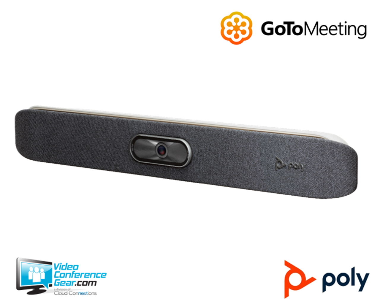 Poly Studio X30 Video Soundbar Bundled with the Poly TC8 Ready to Use with the GoTo Meeting Video Conferencing Platform 6230-86905-001