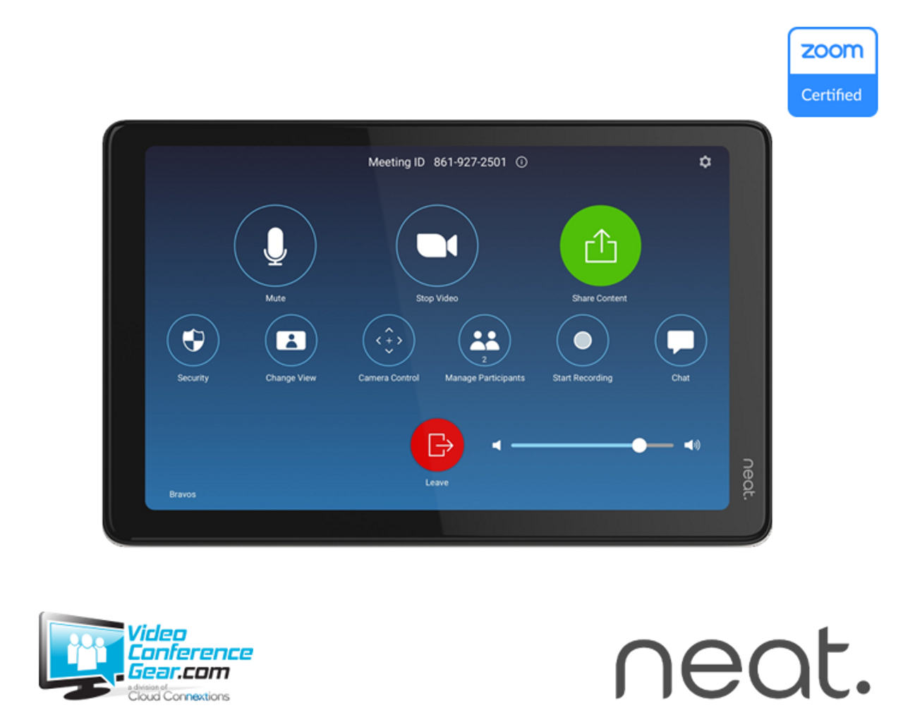 Neat Pad | Video Conferencing Room Controller | Room Scheduling Display | Zoom  Rooms