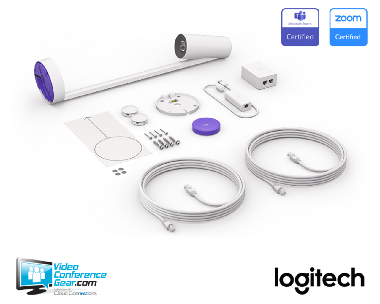 Logitech Scribe AI Whiteboard Camera for Video Conferencing Rooms 960-001332