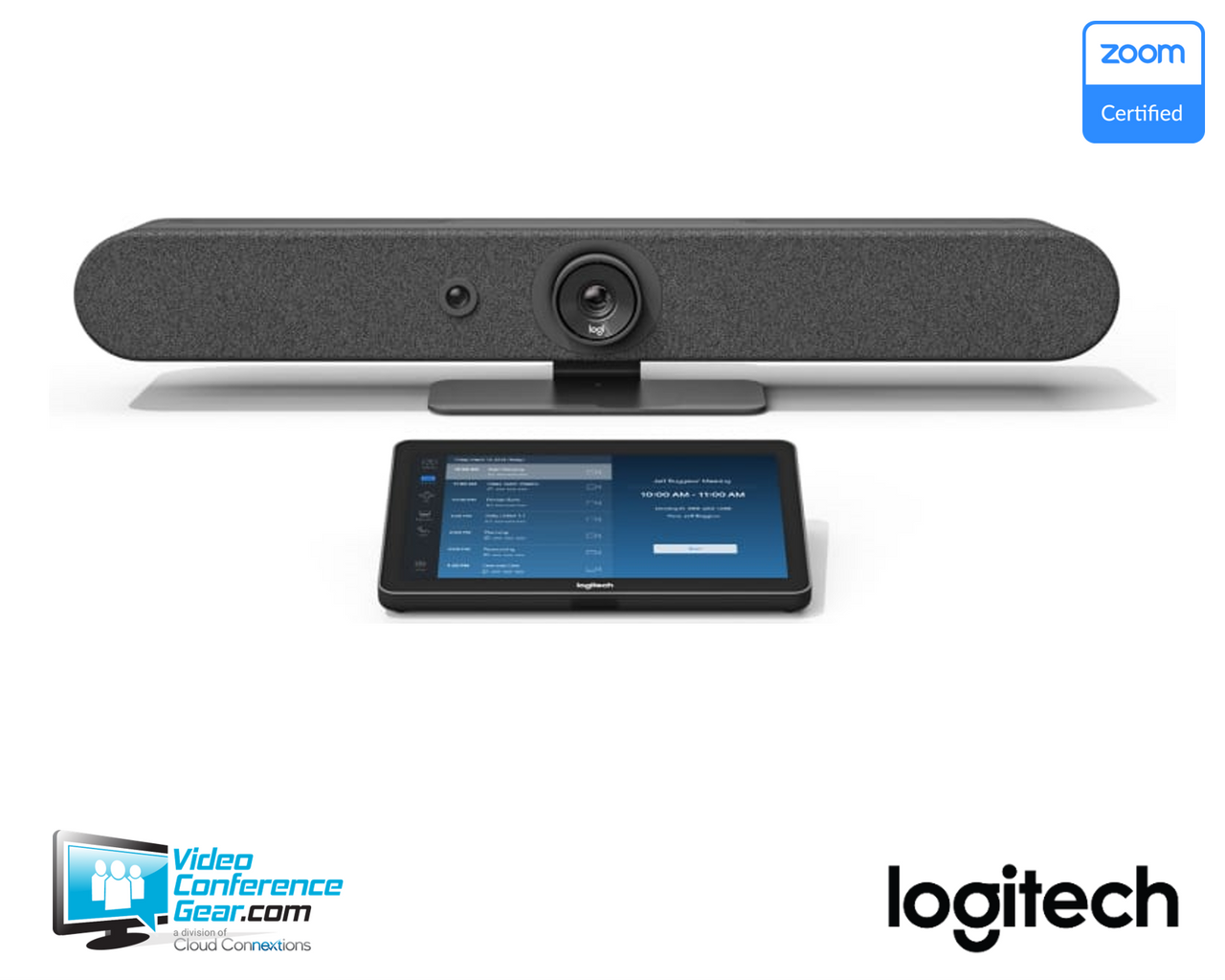 Logitech Rally Bar Mini with Tap Cat5e Configured for Zoom Rooms Ready to Use Video Conferencing TAPRMGUNIAPP-ZOOM
