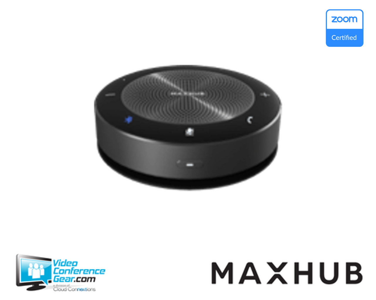 MAXHUB BM21 Bluetooth Tabletop Speakerphone, Wireless, USB Nub, 5 meter voice pickup, audio in/out jack