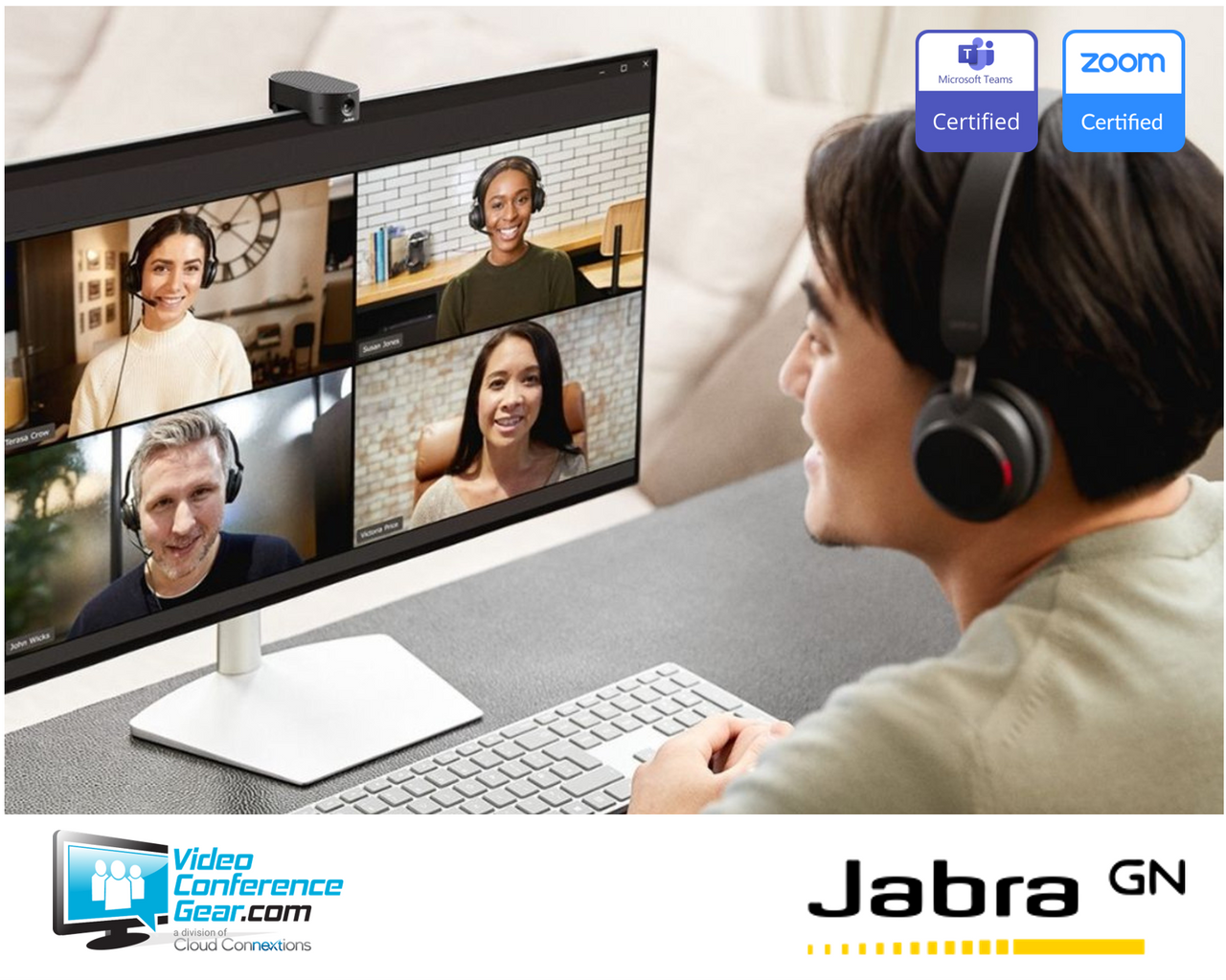 Jabra | PanaCast 20 | 4K Webcam | Personal Spaces