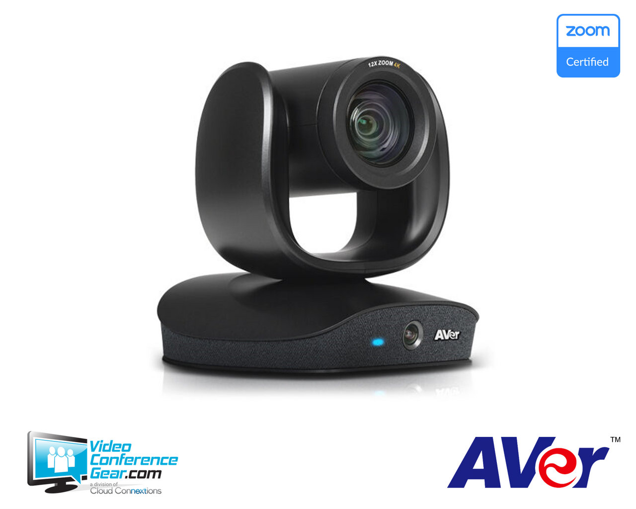AVer CAM570 4K Dual Lens Audio Tracking Camera for Medium and Large Rooms (COMCAM570)
