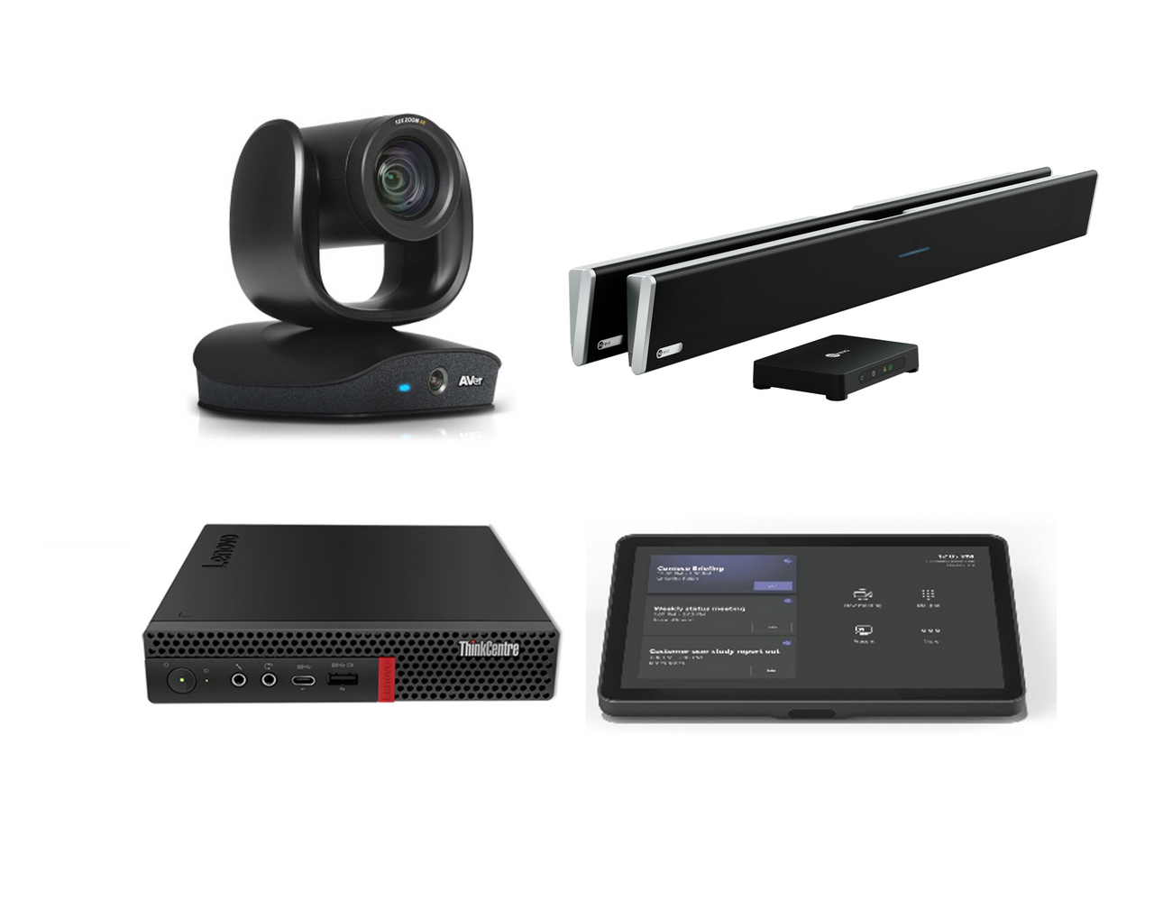 Microsoft Teams Rooms Solution with AVer CAM570 and Nureva HDL410 - Large Room
