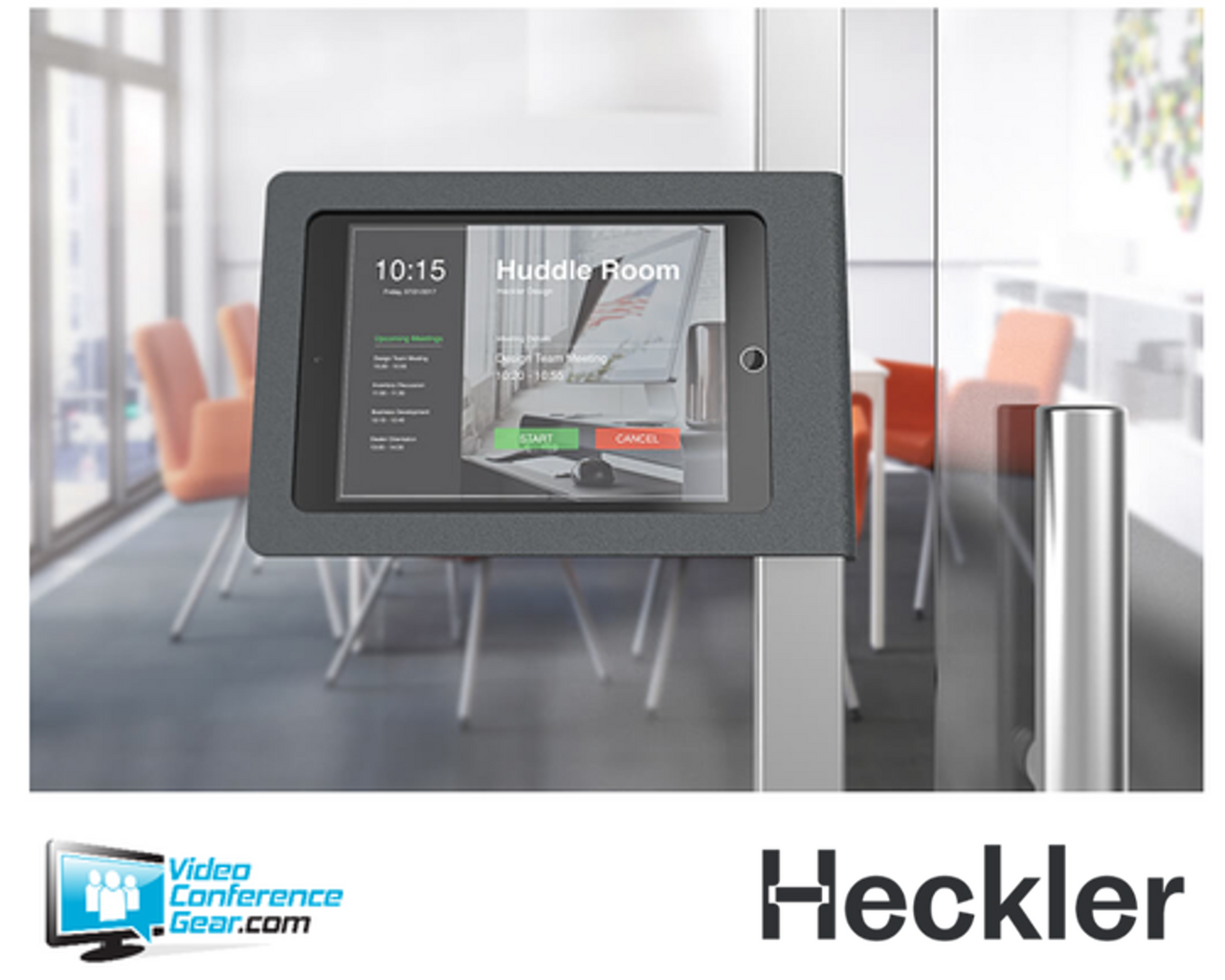 iPad 10.2" Multi Mount by Heckler Design (Black Grey and Grey White) Designed for iPad 10.2"