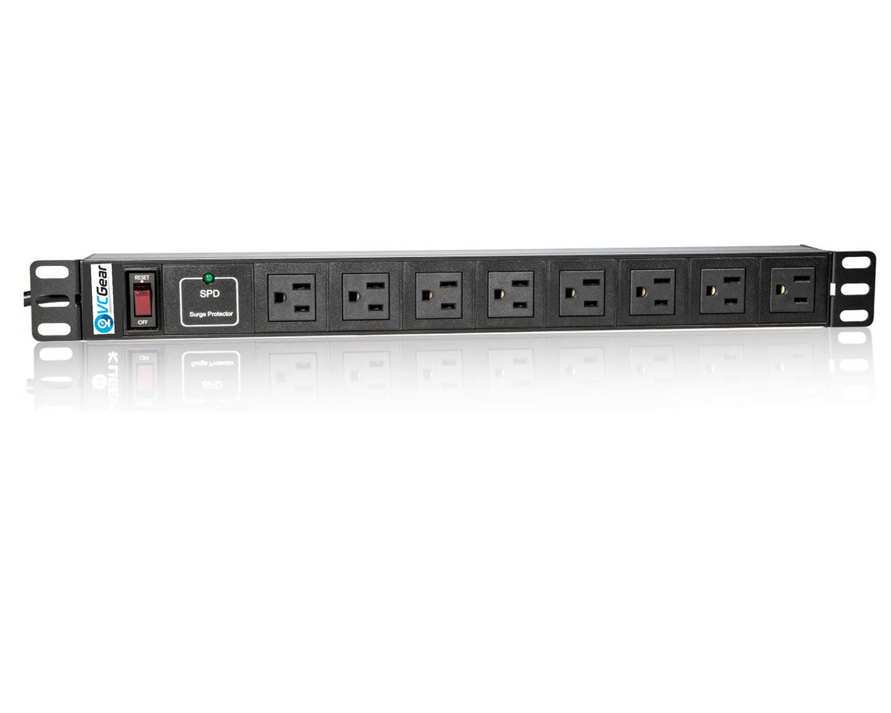 VCGear 19" Rackmountable Power Distribution for Video Conferencing Room