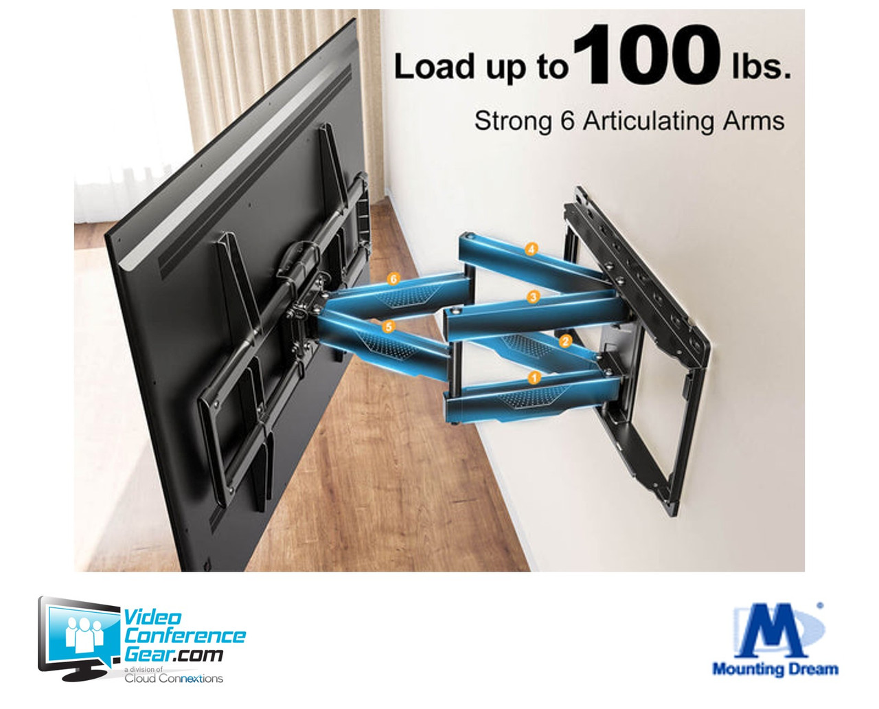 テレヴィジョン　M Mounting Dream | Swivel Display/TV Mount For 42''- 75