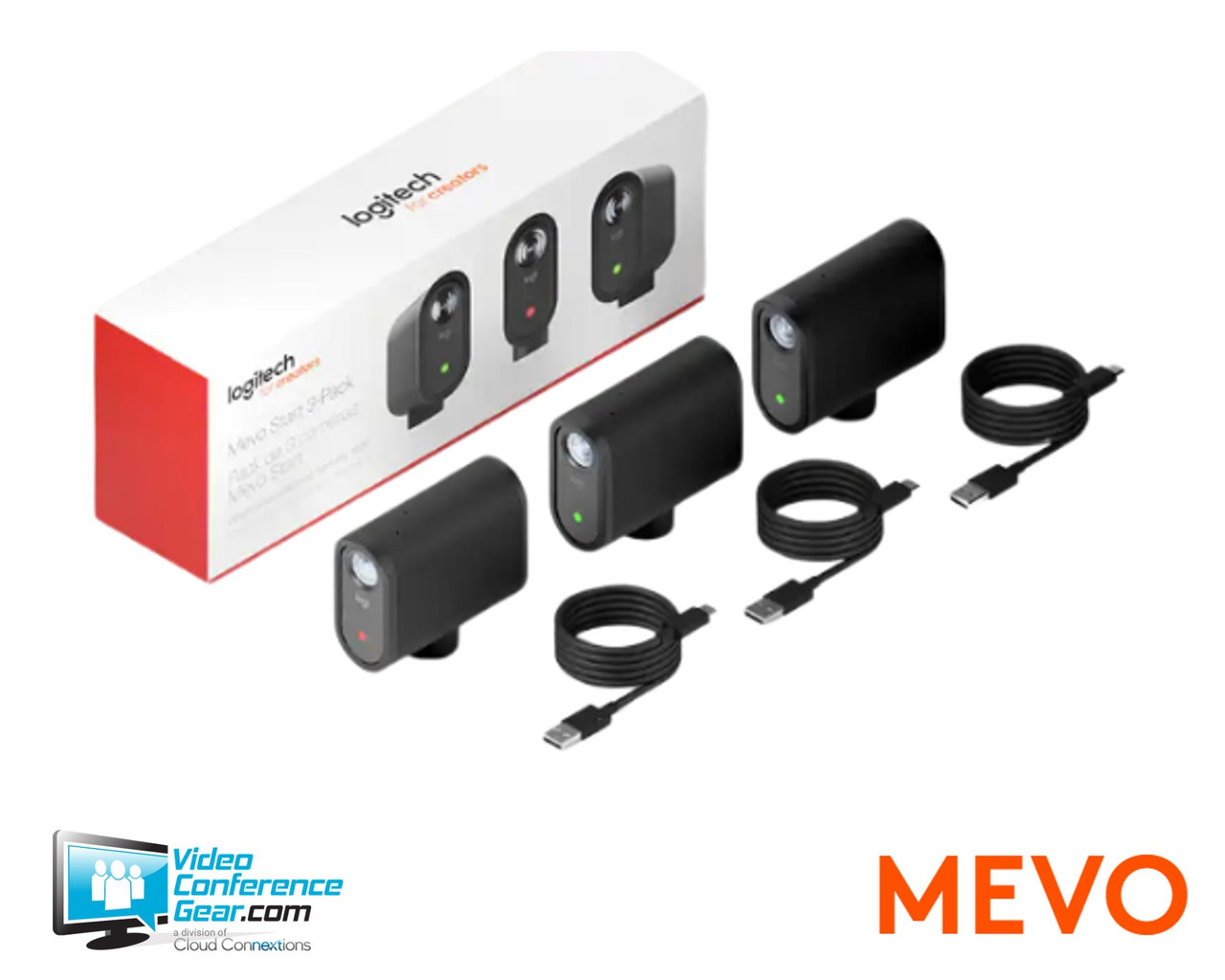 MEVO | Start Wireless HD Live streaming Camera | 3 Pack