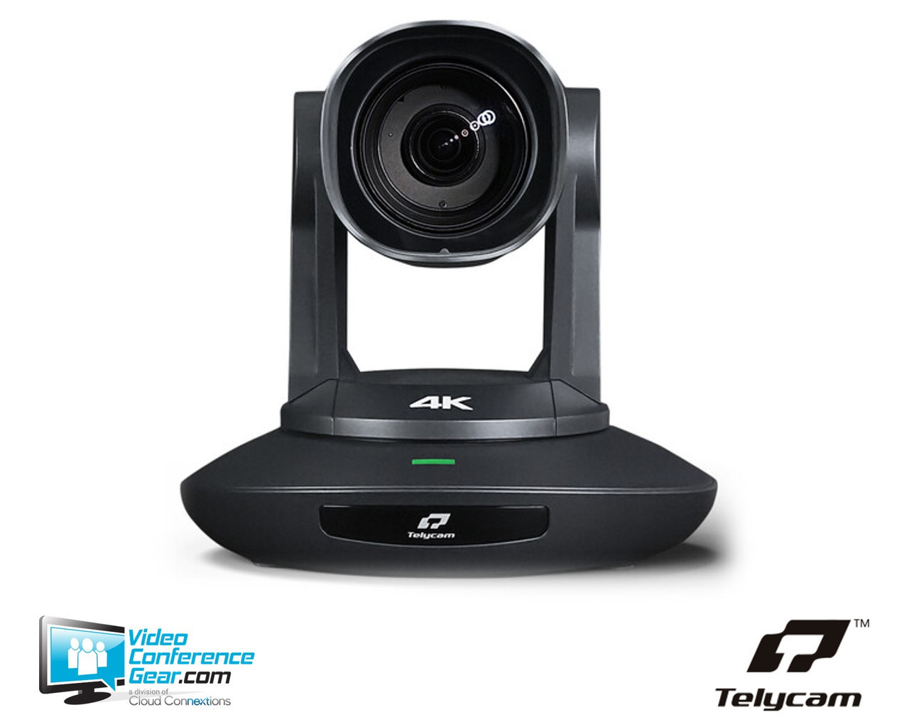 Telycam | Vision+ 4KN | Professional Live Streaming PTZ Camera with 20x Zoom NDI®HX2 Auto Tracking (Black )VP700-20-4KN-B