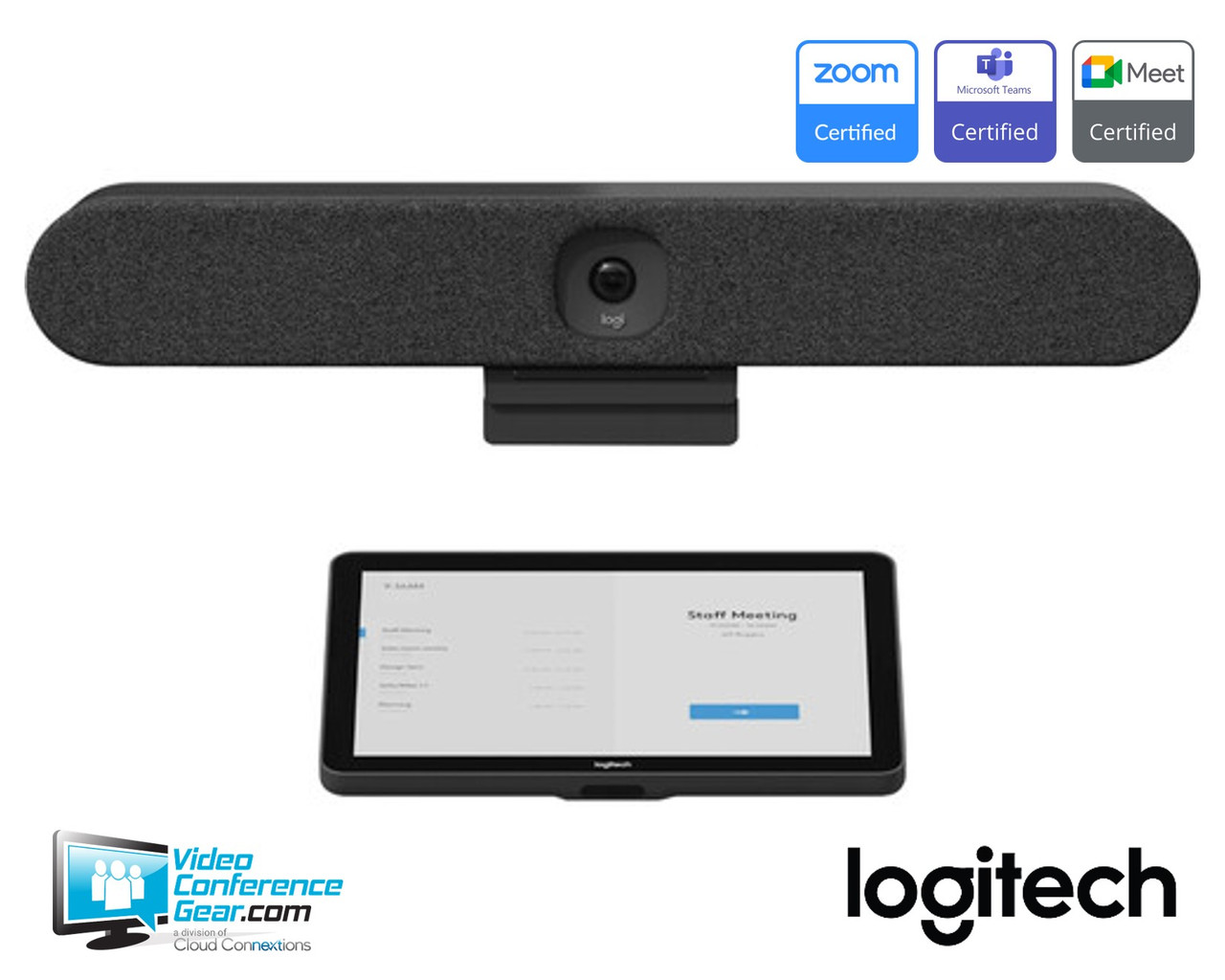 Logitech | Rally Bar Huddle with Tap IP | Room Ready