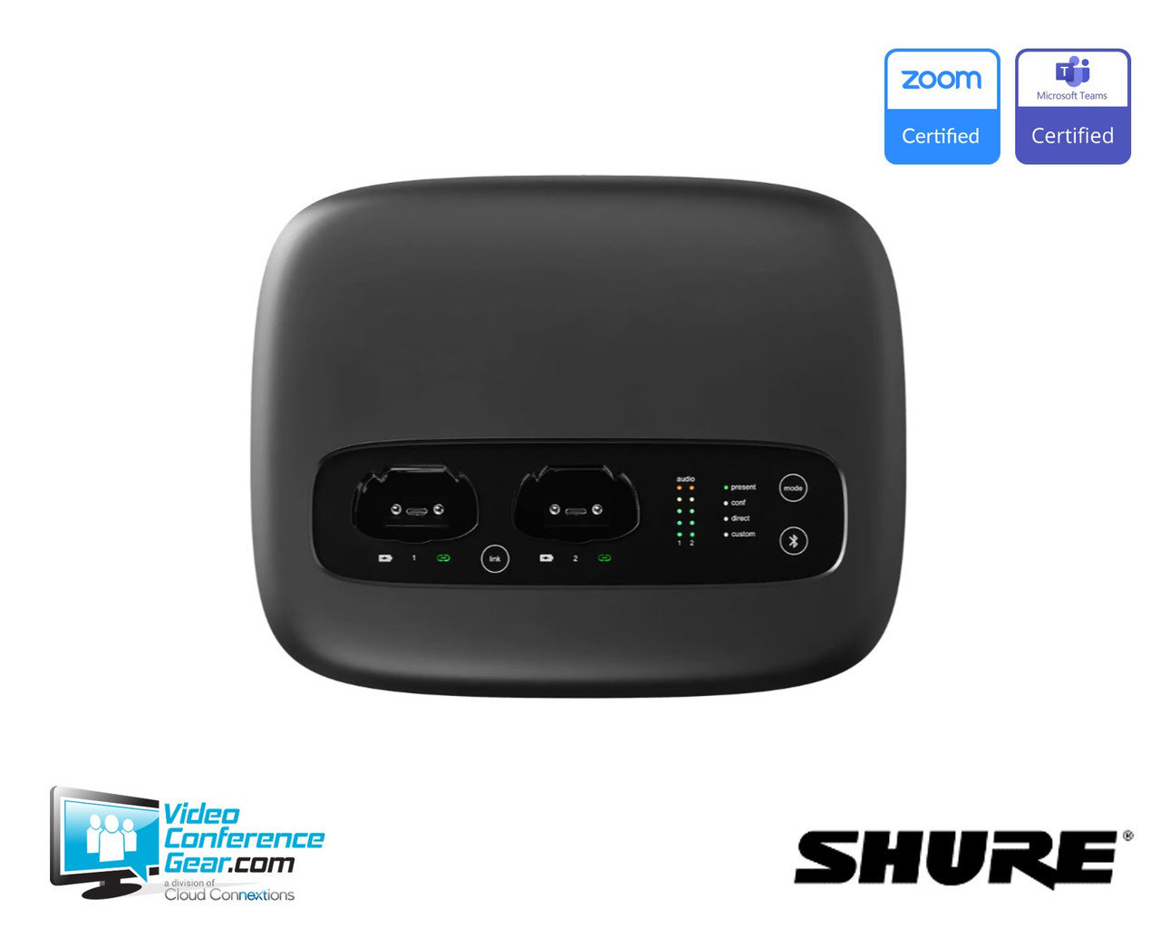 Shure | MXWAPXD2 Access Point Transceiver and Charger | MXW neXt 2