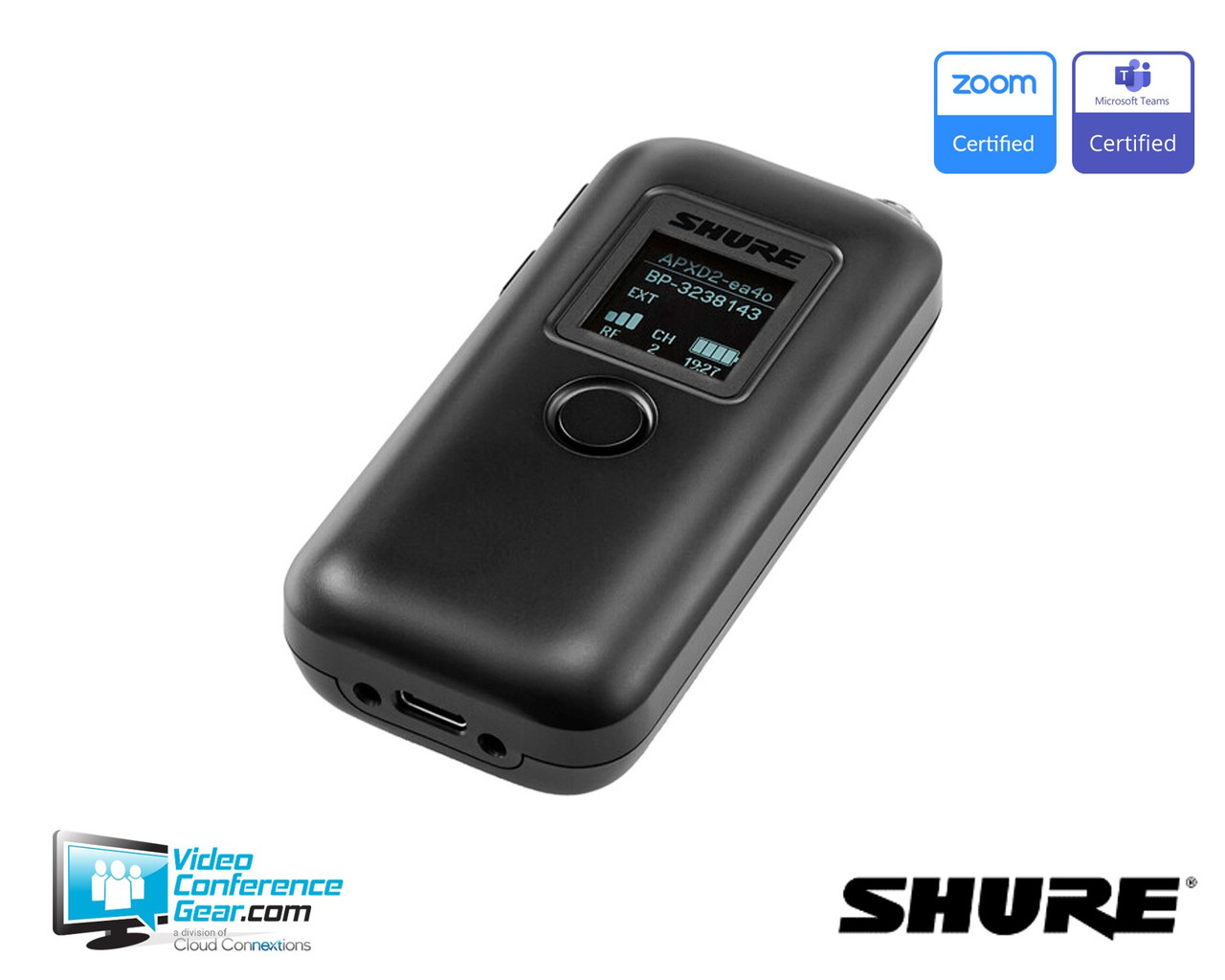 Shure | MXW2X/SM58 Wireless Handheld Microphone Transmitter | MXW