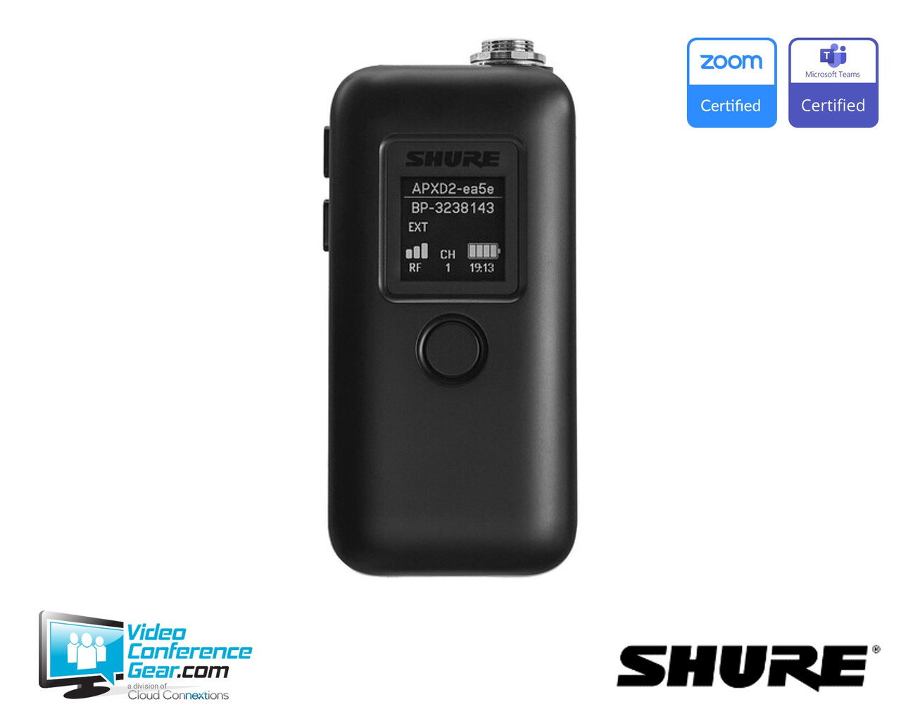 Shure | MXW2X/SM58 Wireless Handheld Microphone Transmitter | MXW