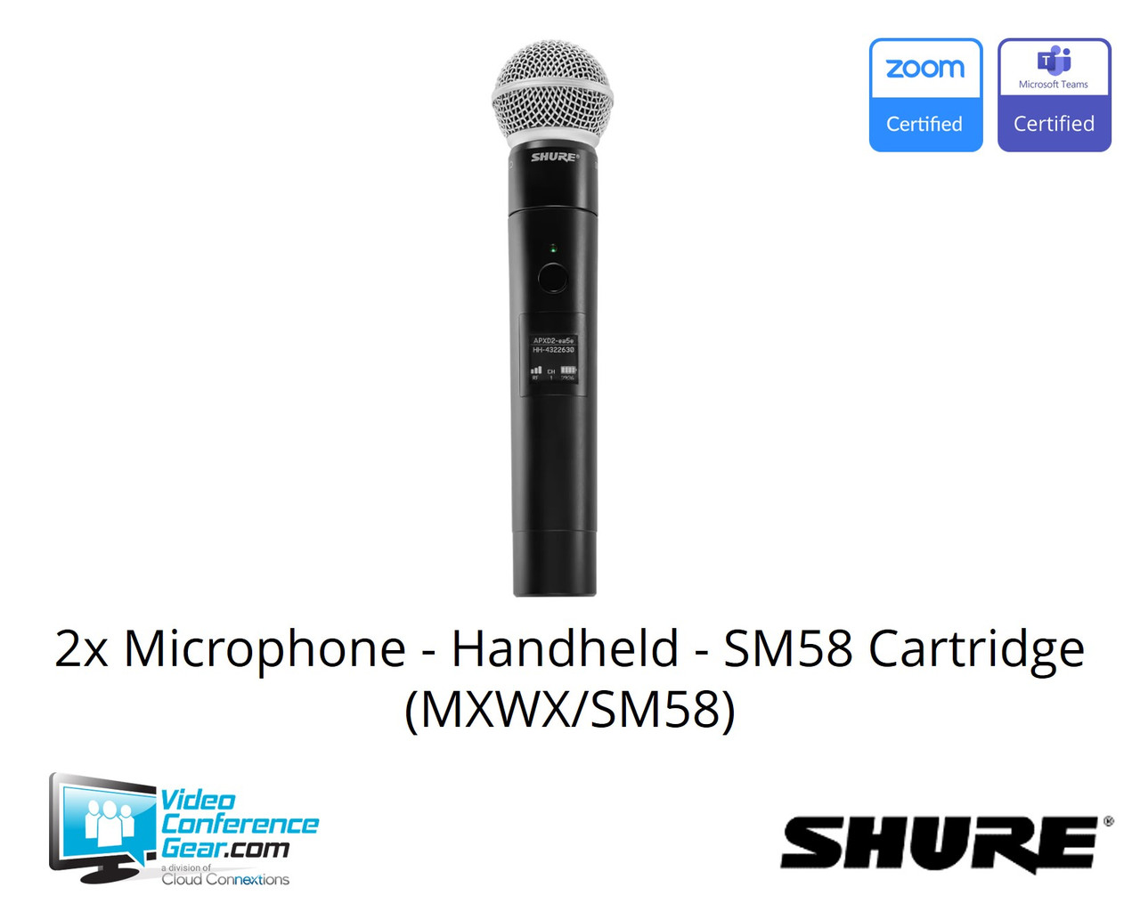 Shure MXW neXt 2 Wireless Bundle | Wireless Handheld Presenter
