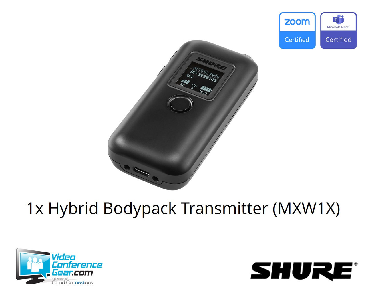 Shure MXW neXt 2 Wireless | Wireless Conferencing Bundle | One