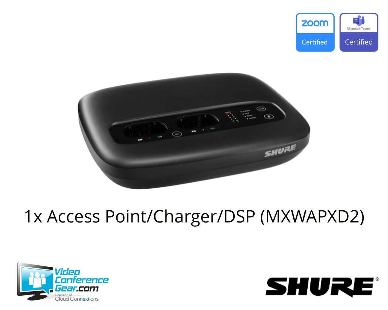 Shure MXW neXt 2 Wireless | Wireless Conferencing Bundle | One