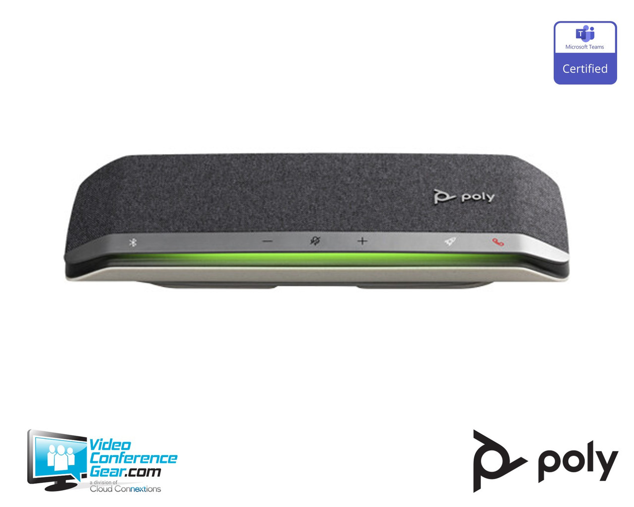 Poly | Sync 40 USB-A & Bluetooth Speakerphone | Certified for