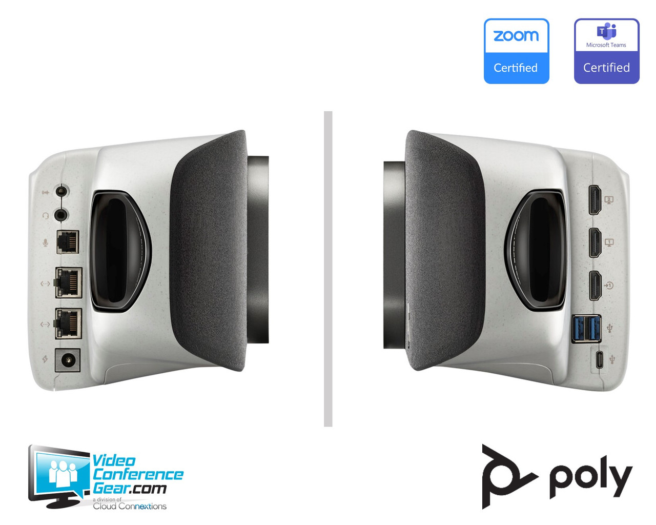 HP Poly Studio X72 Video Bar | All-in-One Design | Large Rooms