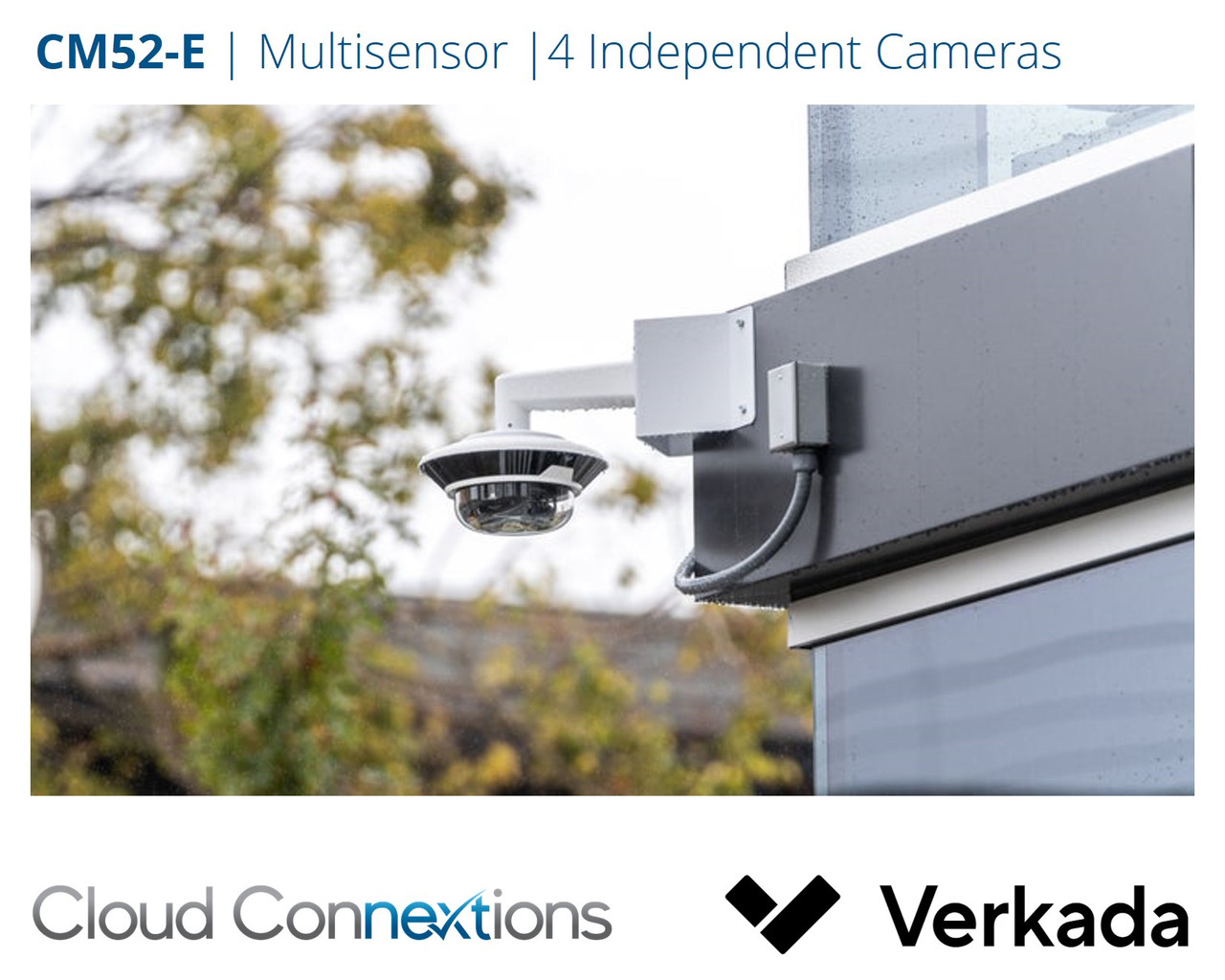 Verkada | CH52-E Multisensor Outdoor Camera | 4x5MP Independent